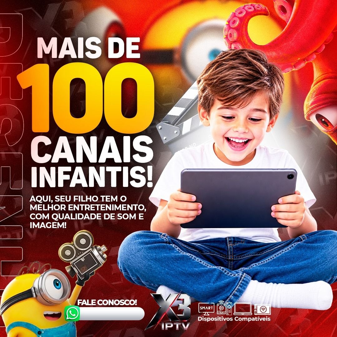 Mais de 100 Canais Infantis