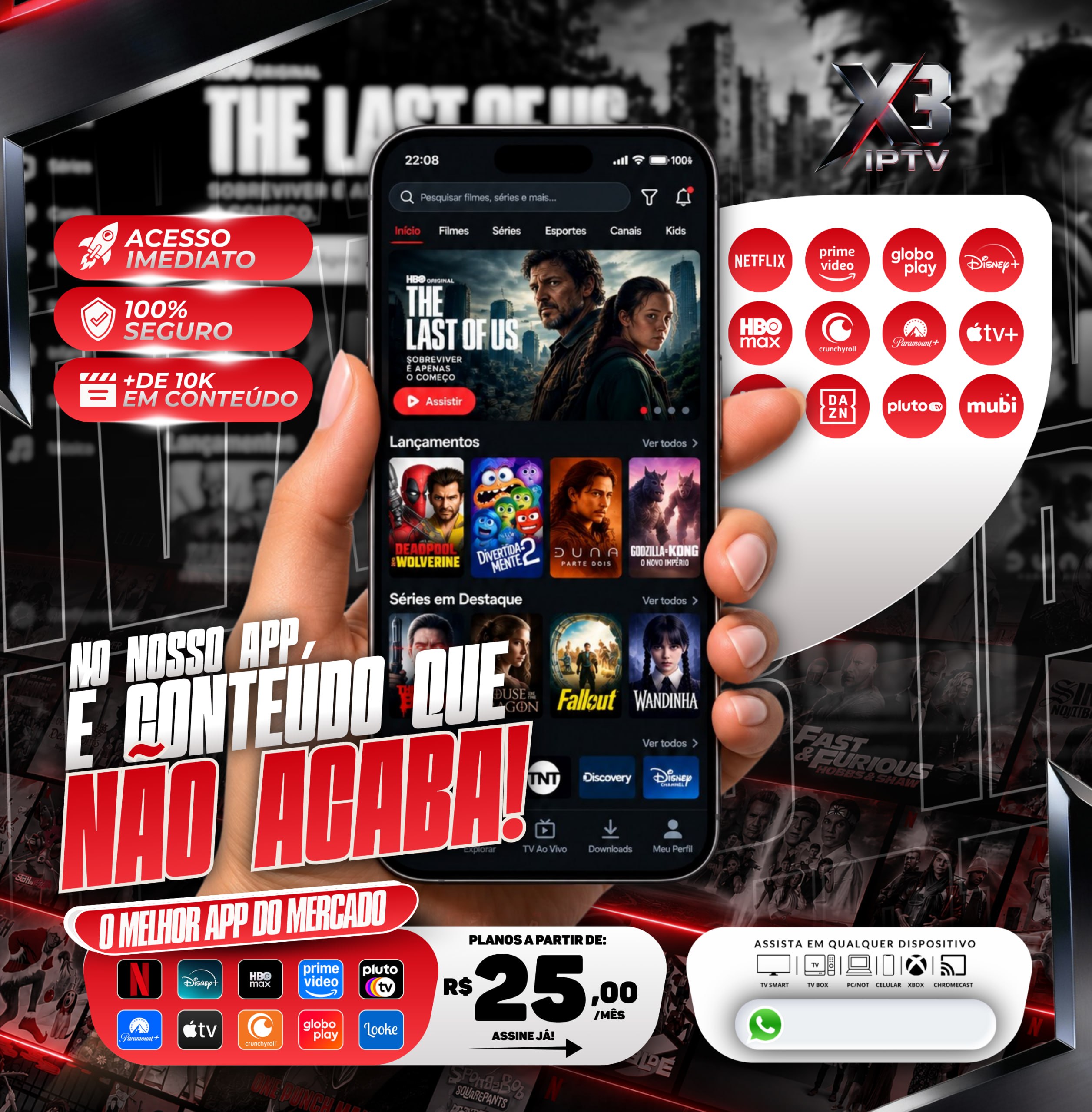 Plano Mobile/TV - R$ 25