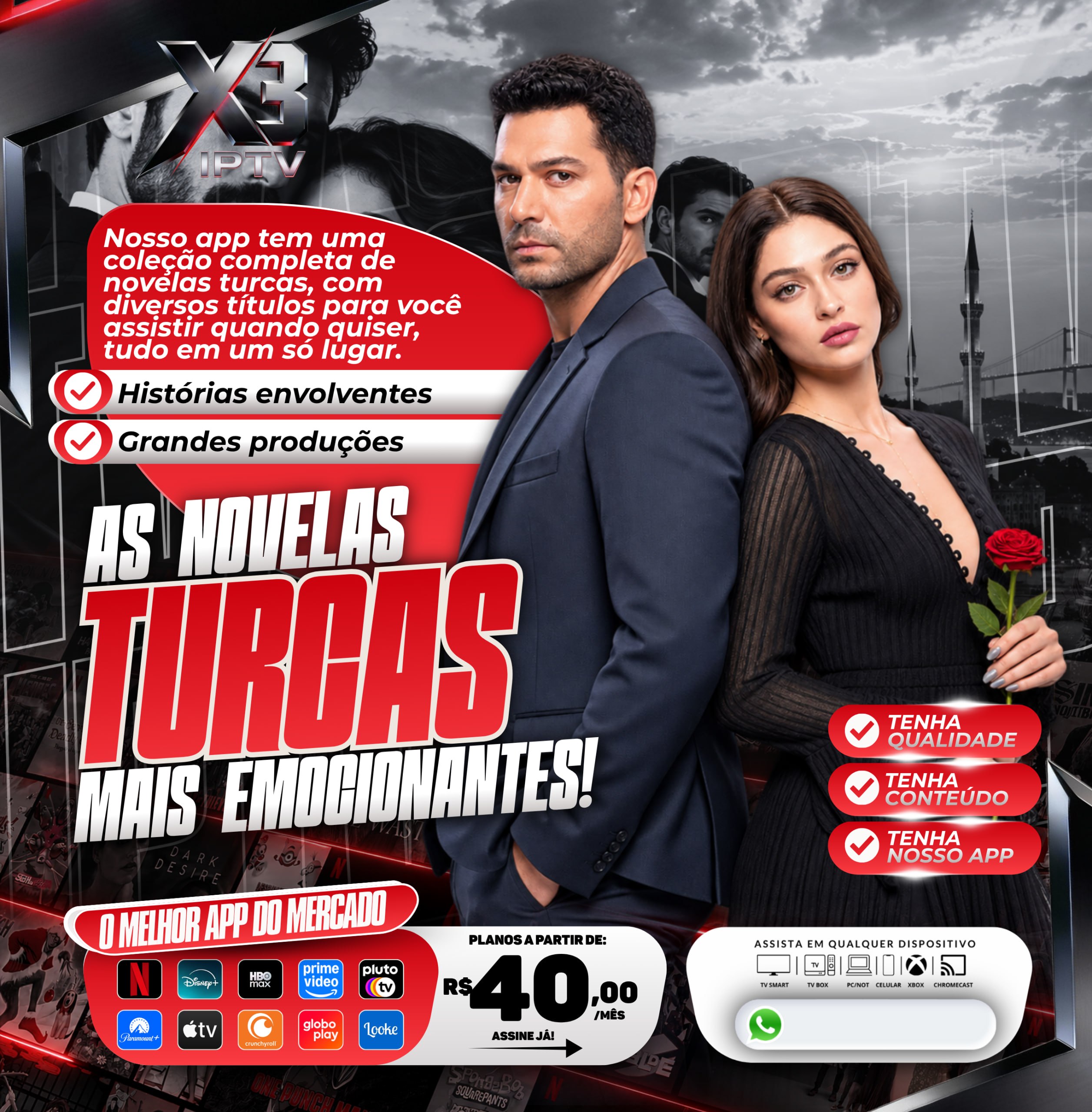 Plano Novelas - R$ 40