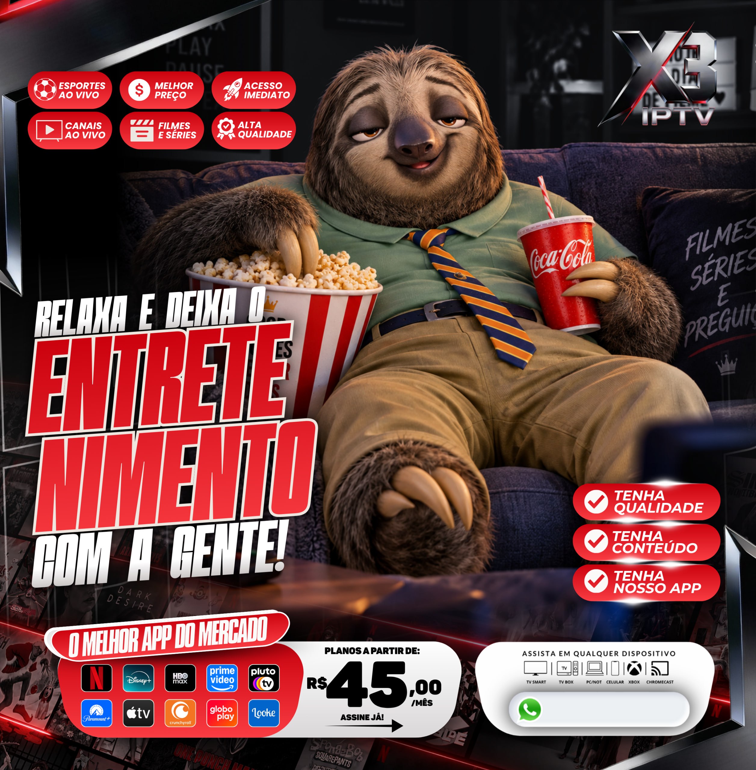 Plano Preguiça - R$ 45