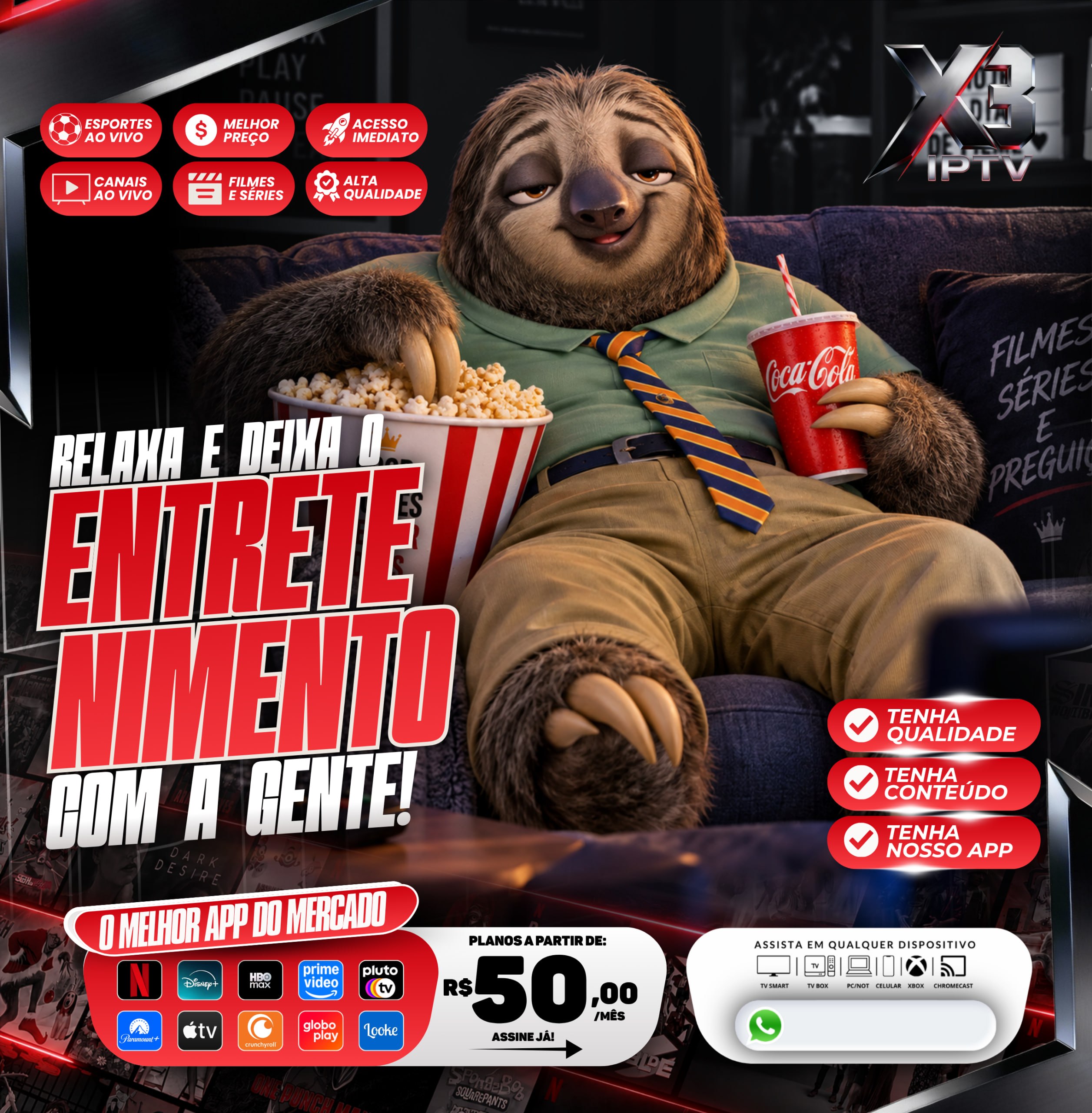 Plano Preguiça - R$ 50